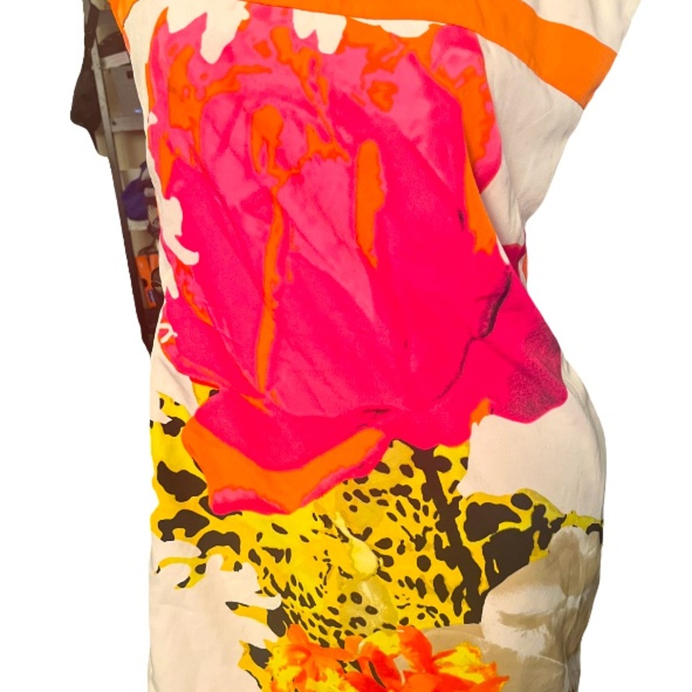 Splash bright design dress
